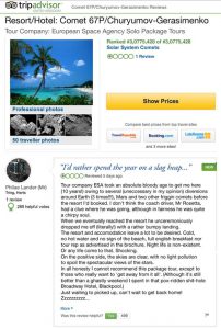 ge rh expert Philae, déçu par son voyage, se plaint sur Tripadvisor