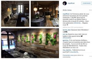 ge rh expert M. Pokora ouvre son premier restaurant à Annecy