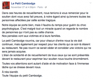 ge rh expert Le Restaurant le Petit Cambodge ouvre à nouveau ses portes