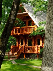 Un village en rondins de bois à moins de 50 km de Paris