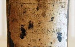 ge rh expert La Tour d'Argent met aux enchères un Cognac de 1788 !