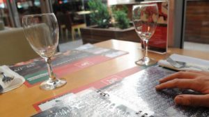 Carte Restaurant Sonore pour déficient Visuel