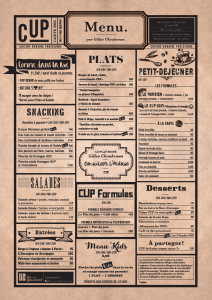 Cup: Cuisine Urbaine Parisienne