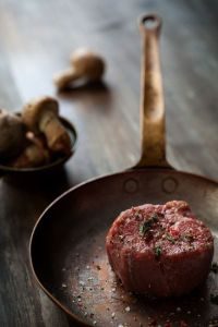 Cuisson de la viande au restaurant !