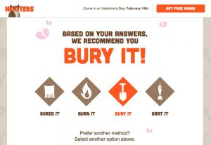 ge rh expert Saint-Valentin, un restau vous offre à manger contre une photo de votre ex déchirée