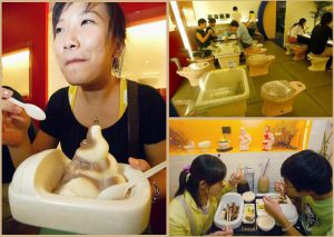 ge rh expert Les restaurants "Toilettes modernes" ou manger dans de la Porcelaine