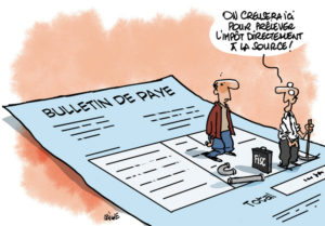 Comment va être calculé le premier taux de prélèvement applicable en janvier 2019 ?