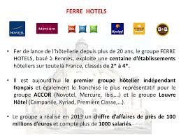 ge rh expert Ferré Hôtels ajoute à son réseau les 12 établissements d'Alliance Hospitality