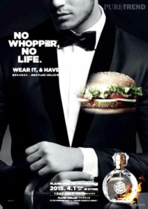 ge rh expert Burger King lance son parfum Whopper