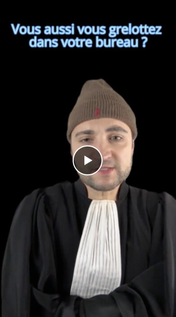 Vous aussi vous avez froid au travail ?